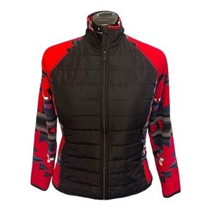 Lauren Active Ralph Lauren Southwest Insulted Full Zip Jacket (Black/Red)